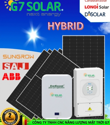 Lắp Điện Năng Lượng Mặt Trời - Hệ Hybrid 5 kW